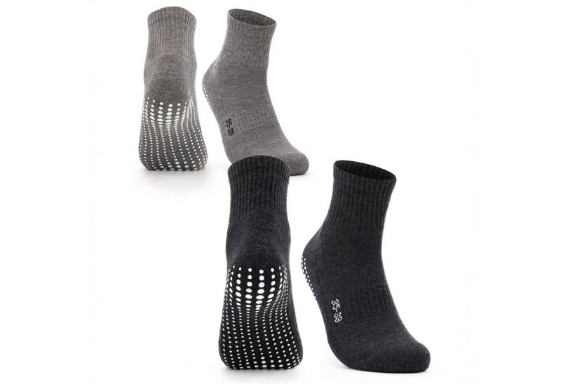 OCCULTO Sportsocken Damen Stoppersocken 2-4er Pack (Modell: Madeleine) (2-Paar) von OCCULTO
