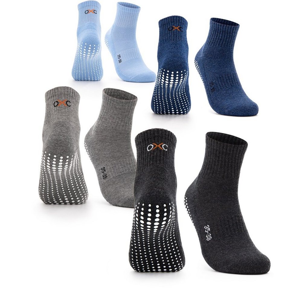 OCCULTO Sportsocken Damen Stoppersocken 2-4er Pack (Modell: Madeleine) (4-Paar) von OCCULTO