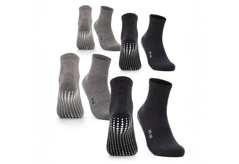 OCCULTO Sportsocken Damen Stoppersocken 2-4er Pack (Modell: Madeleine) (4-Paar) von OCCULTO