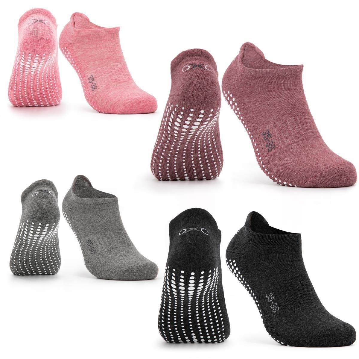 OCCULTO Sportsocken Damen & Herren Yogasocken 2-4er Pack (Modell: Mady) (4-Paar) von OCCULTO