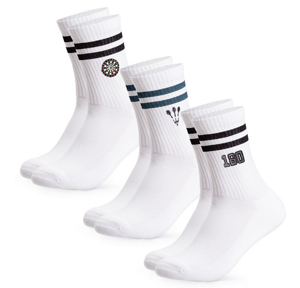 OCCULTO Tennissocken Damen & Herren Motiv Tennissocken 3er Pack (Modell: Rio) (3-Paar) von OCCULTO