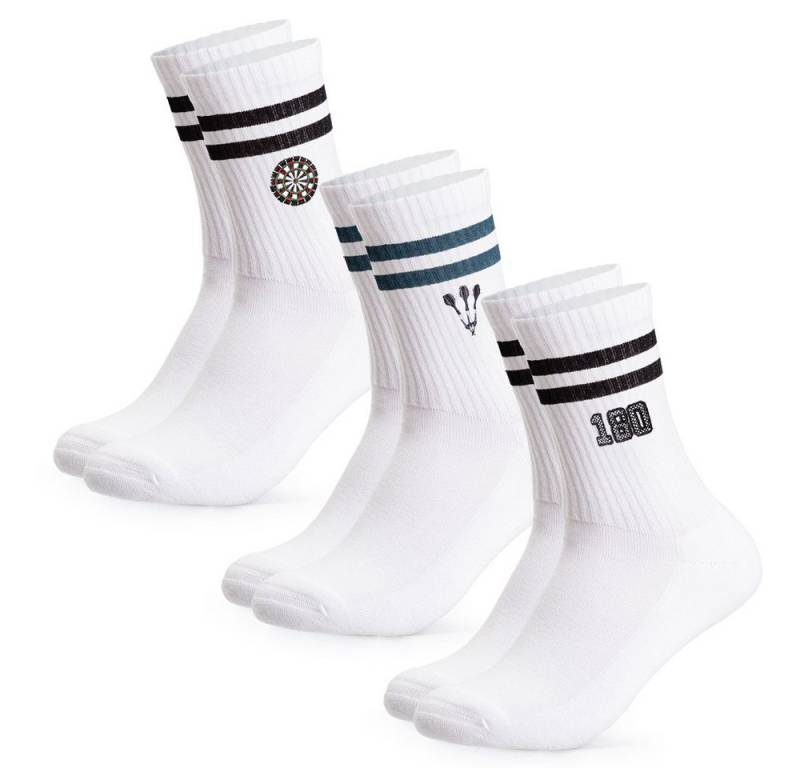 OCCULTO Tennissocken Damen & Herren Motiv Tennissocken 3er Pack (Modell: Rio) (3-Paar) von OCCULTO