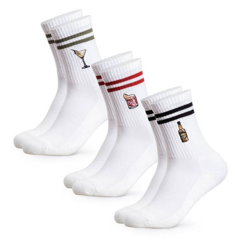 OCCULTO Tennissocken Damen & Herren Motiv Tennissocken 3er Pack (Modell: Summer) (3-Paar) von OCCULTO