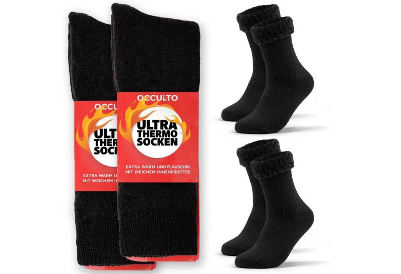 OCCULTO Thermosocken Damen & Herren Ultra Thermosocken 2er Pack (Modell: Yuki) (2-Paar) von OCCULTO