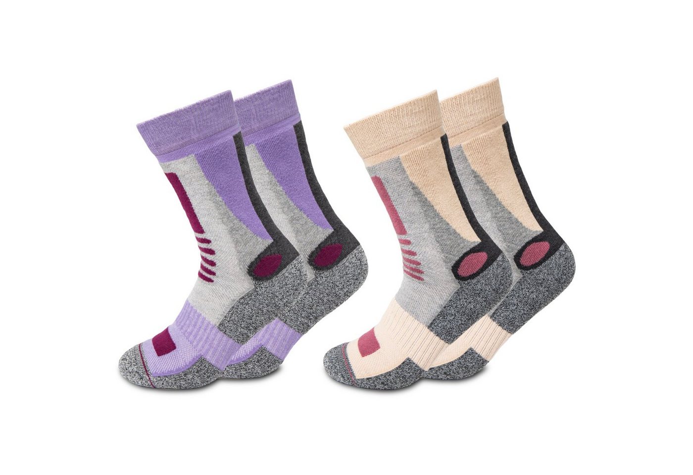 OCCULTO Wandersocken Damen Wandersocken 2er Pack (Modell: Gerlinde) (2-Paar) von OCCULTO