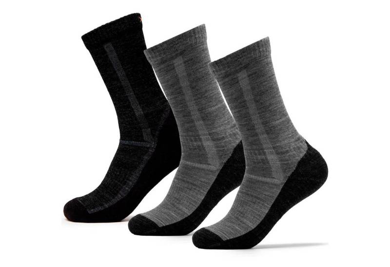 OCCULTO Wandersocken Herren Merino Wandersocken 3er Pack (Modell: Reinhold) (3-Paar) von OCCULTO