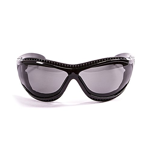 OCEAN SUNGLASSES - tierra de fuego - lunettes de soleil polarisÃBlackrolles - Monture : Noir LaquÃBlackroll - Verres : FumÃBlackrolle (12200.1) von OCEAN SUNGLASSES