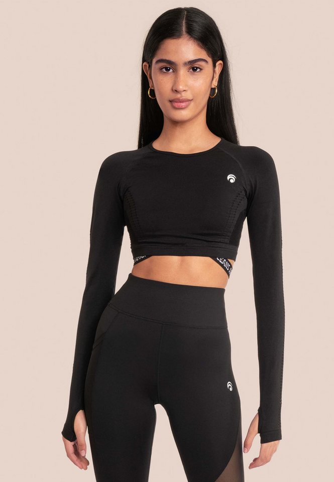 OCEANSAPART Langarmshirt Beauty (1-tlg) Daumenlöcher in den Manschetten von OCEANSAPART