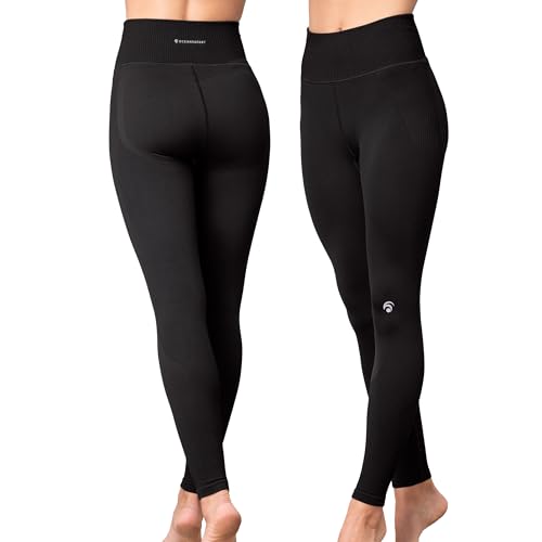 OCEANSAPART Sydney Pant Sport Leggings Damen - Yoga Pants Damen - Gym, Wander und Yoga Scrunch Leggings - Yogahose Performance-Stretch-Qualität - Sportkleidung Frauen - Schwarz - Gr. XXL von OCEANSAPART