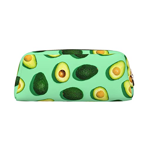 OCELIO Avocado Obst Leder Reißverschluss Stereoskopische Stift Tasche Bunte Schreibwaren Tasche Make-up Tasche Aufbewahrungstasche von OCELIO