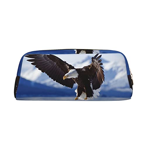 OCELIO Eagle Leder Reißverschluss Stereoskopische Stift Tasche Bunte Schreibwaren Tasche Make-up Tasche Aufbewahrungstasche von OCELIO