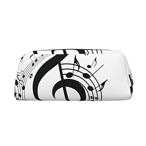 OCELIO Musik-Symbol Leder Reißverschluss Stereoskopische Stift Tasche Bunte Schreibwaren Tasche Make-up Tasche Aufbewahrungstasche von OCELIO