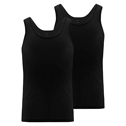 OCERA 2 Feinripp-Unterhemden für Herren aus 100% Baumwolle Gr. 6/L von OCERA