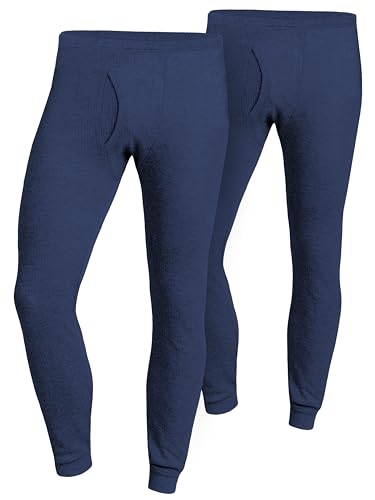 OCERA 2X Thermo Unterhose für Herren Thermounterwäsche Baumwolle - Marine - XL von OCERA