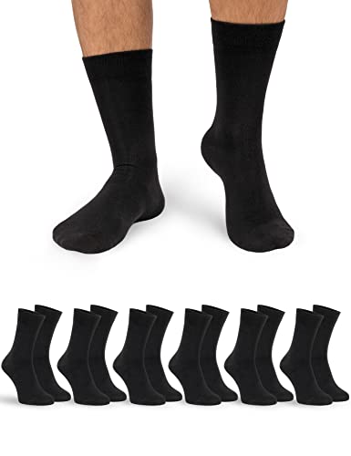 OCERA Bambus Socken Herren & Socken Damen - 6 oder 12 Paar - Atmungsaktive Herren Socken & Damen Socken aus Bambusfasern - Geruchshemmende Anti Schweiß Socken Herren & Damen - 43/46 von OCERA