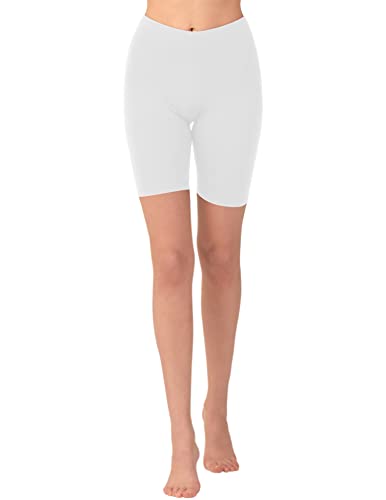 OCERA Damen Leggings Kurz (Radler) aus atmungsaktiver Viskose Weiss Gr. 2XL (52/54) von OCERA