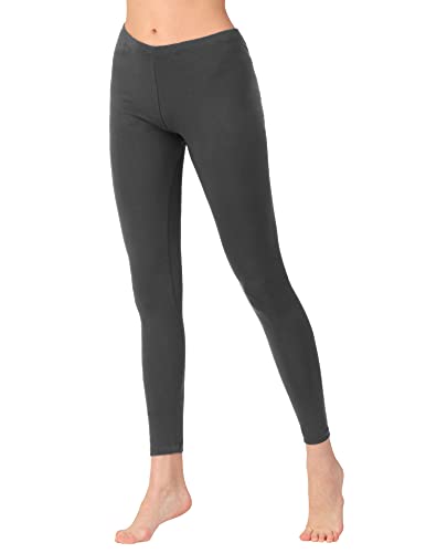 OCERA Damen Leggings Lang aus atmungsaktiver Viskose Grau Gr. 2XL (52/54) von OCERA