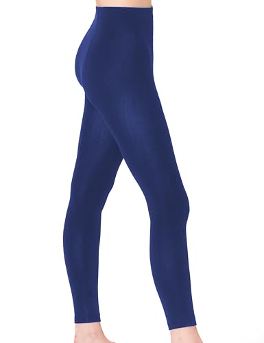 OCERA Damen Thermo Leggings mit Innenfleece, Highwaist Winter Leggings mit Warmer angerauter Innenseite, 1 Pack Marine in Gr. L von OCERA