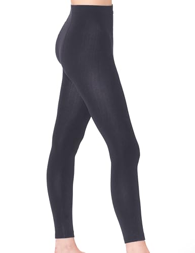 OCERA Damen Thermo Leggings mit Innenfleece, Highwaist Winter Leggings mit Warmer angerauter Innenseite, 1 Pack grau in Gr. XL von OCERA