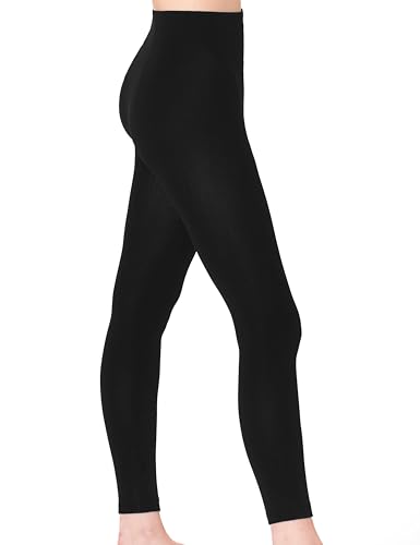 OCERA Damen Thermo Leggings mit Innenfleece, Highwaist Winter Leggings mit Warmer angerauter Innenseite, 1 Pack schwarz in Gr. XL von OCERA