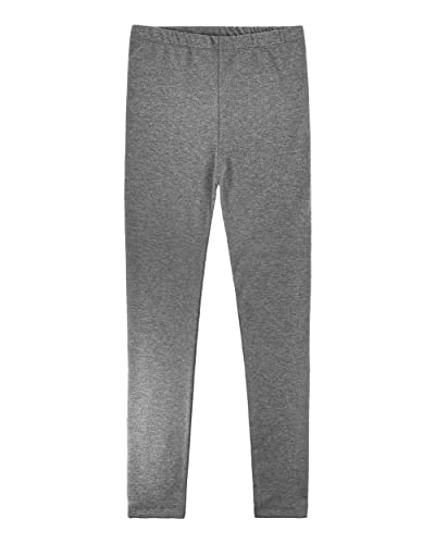 OCERA Kinder Thermo Leggings mit warmen Innenfleece und hoher Taille, Grau - 110 von OCERA