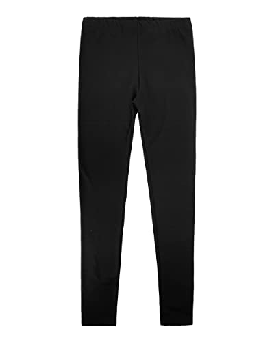 OCERA Kinder Thermo Leggings mit warmen Innenfleece und hoher Taille, Schwarz - 122 von OCERA