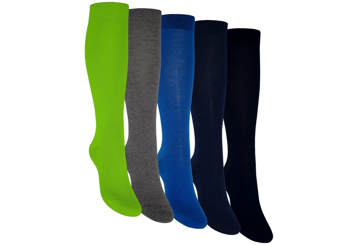 OCERA Kniestrümpfe Classics 5 Paar für Damen & Herren (unisex) in verschiedenen Farben (5-Paar) von OCERA