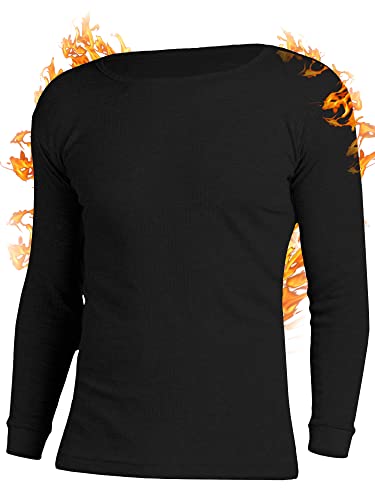 OCERA Thermo Unterhemd für Herren Thermounterwäsche Baumwolle - schwarz - 4XL von OCERA