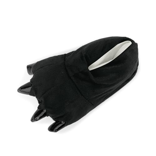 OCHENTA Klauenschuhe Tierhausschuhe Cosplay Cartoon Animation Slippers Paw, Schwarz, Small von OCHENTA