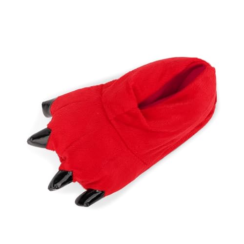 OCHENTA Klauenschuhe Tierhausschuhe Cosplay Cartoon Animation Slippers Paw , Rose, Medium, Rot, Erwachsene(39-44) von OCHENTA