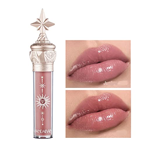 Getönter Lippenbalsam|Lippenstift|Lipgloss, wasserdichter langanhaltender Lippenstift für Lippenplumper Gloss und Make-up, flüssiger Blush Lip Tint Geschenk (#706 Milly Peachy Pink) von OCHILIMA