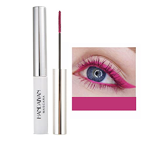 OCHILIMA 4D Mascara Bunte Faser Mascara Charming Langanhaltende Mascara, Dicke/Lange Wimpern Wasserdicht und Smudge-proof Augen Make-up (12# Pink) von OCHILIMA