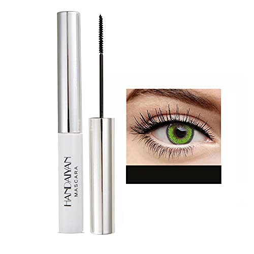 OCHILIMA 4D Mascara farbenfrohe Fasermascara bezaubernde lang anhaltende Mascara, dichte/lange Wimpern wasserfestes und wischfestes Augen-Makeup(Black) von OCHILIMA