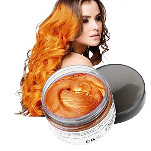 Temporäre Haarwachs Farbe, OCHILIMA Haarwachs Frisur Farbstoff Schlamm, natürliche Inhaltsstoffe Waschbare Haarstylingcreme für Männer Frauen Farbwachs 120g /4,23 Unzen von OCHILIMA