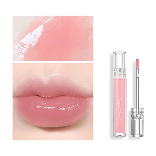 Lip Gloss Transparent Lip Oil Mirror Lip Glaze Moisturizing R1E0 Nourishing Lipgloss and von OCKULT