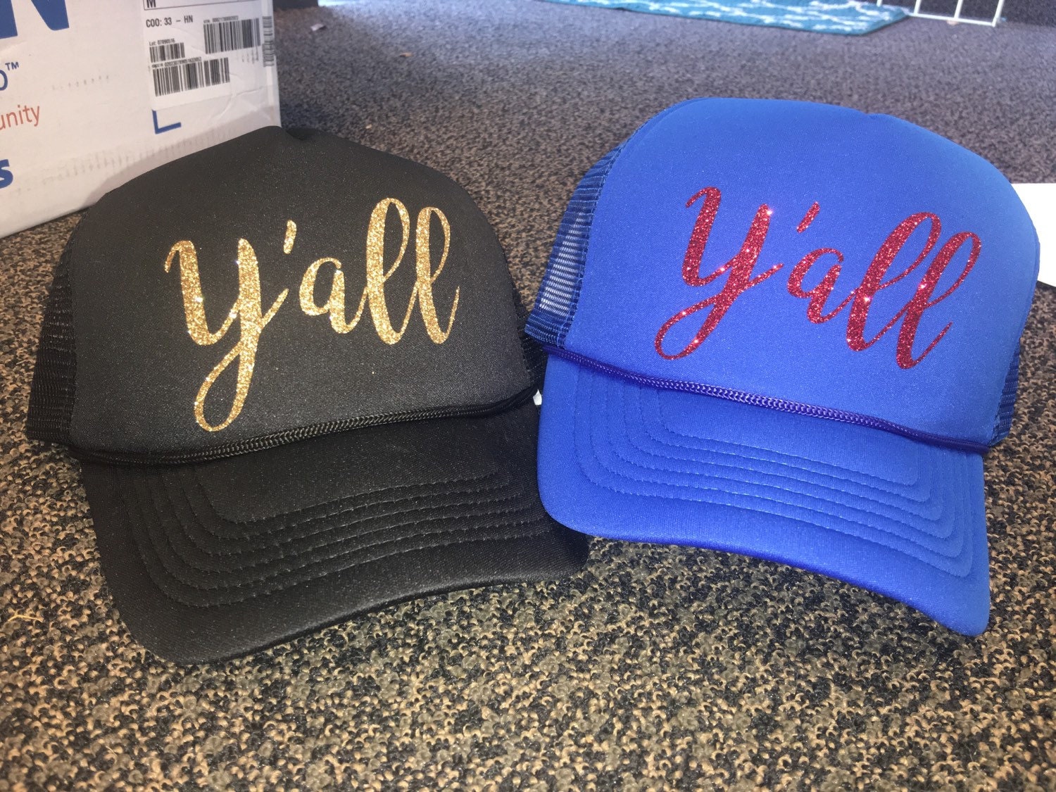 Glitzer Trucker Hat Glitzer Trucker Hat von OCShirtShop