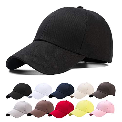 OCTERING Baseball Cap Unisex Baumwolle Baseball Mützen Reine Farbe Baseboard Baseballkappe OCTERING Baseball Cap Unisex Baumwolle Baseball Mützen Reine Farbe Baseboard Baseballkappe von OCTERING