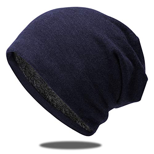 OCTERING Slouch Beanie Mütze Damen und Herren Baumwolle Elastisch Fleece-Futter Unisex … von OCTERING