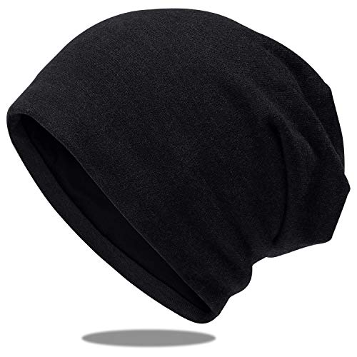 OCTERING Slouch Beanie Mütze Damen und Herren Baumwolle Elastisch Unisex von OCTERING