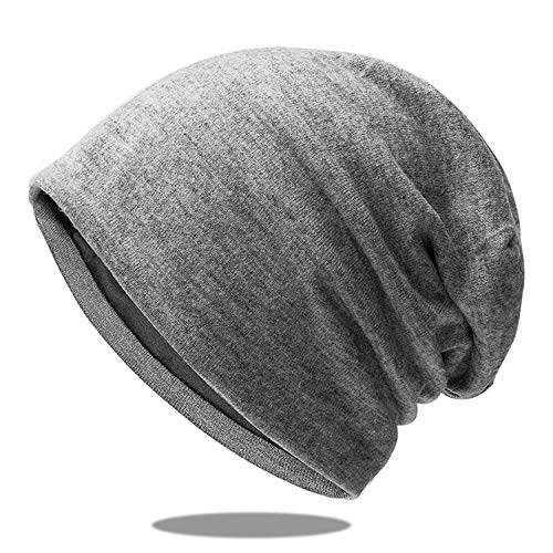 OCTERING Slouch Beanie Mütze Damen und Herren Baumwolle Elastisch Unisex von OCTERING