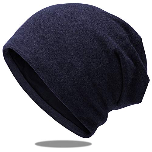 OCTERING Slouch Beanie Mütze Damen und Herren Baumwolle Elastisch Unisex von OCTERING