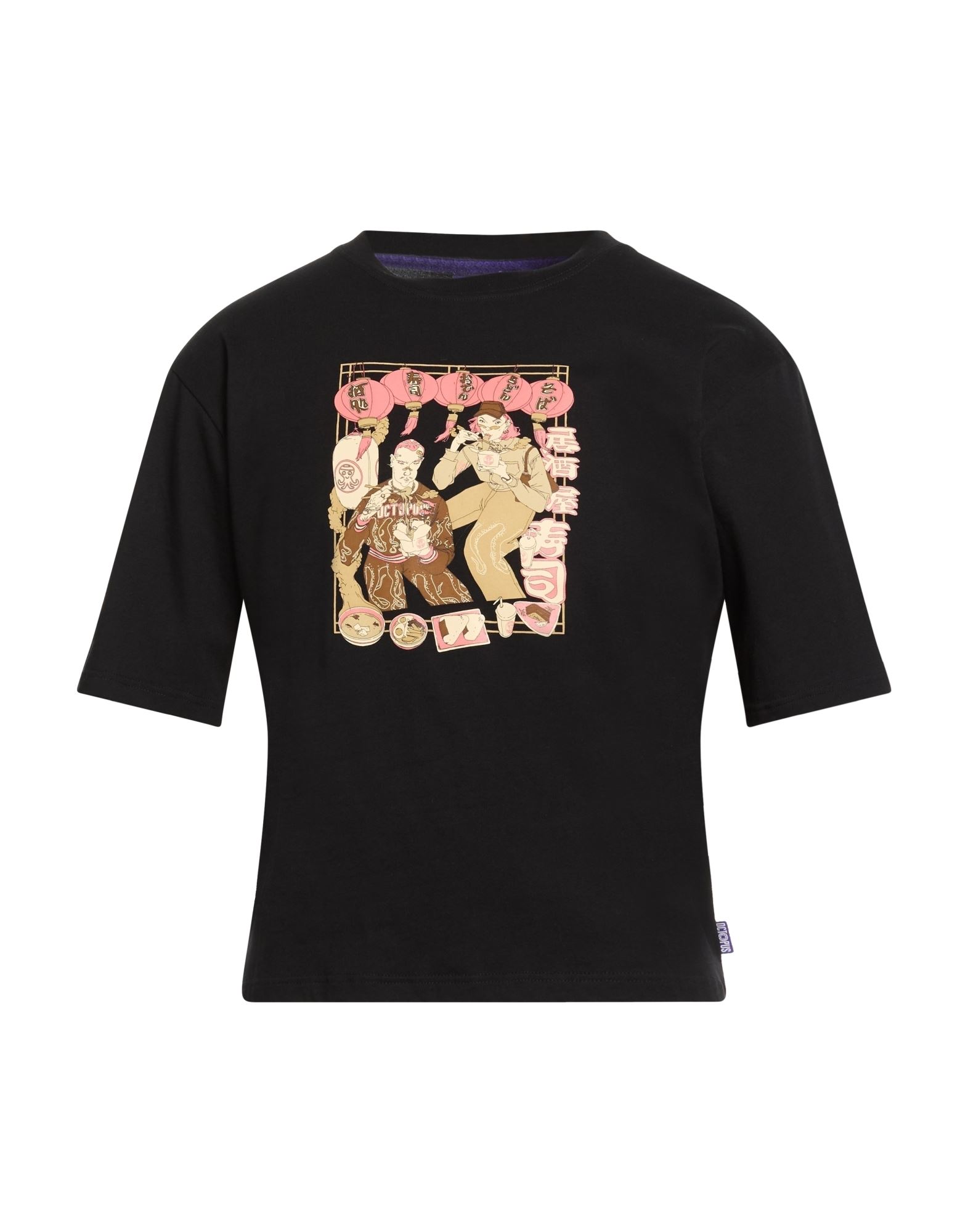 OCTOPUS T-shirts Herren Schwarz von OCTOPUS