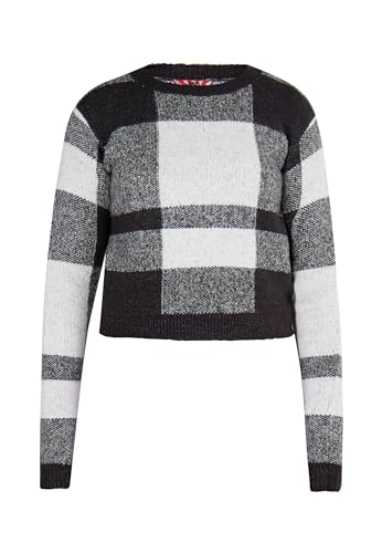 OCY Damen Strick Pullover 23728613-OC01, SCHWARZ, L von OCY