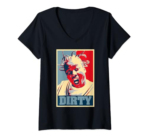 Damen ODB Ol Dirty Ba--ard Propaganda 90er Jahre Hip Hop Rap-Symbol Pop Art T-Shirt mit V-Ausschnitt Damen ODB Ol Dirty Ba--ard Propaganda 90er Jahre Hip Hop Rap-Symbol Pop Art T-Shirt mit V-Ausschnitt von ODB Ol Dirty Bastard Official