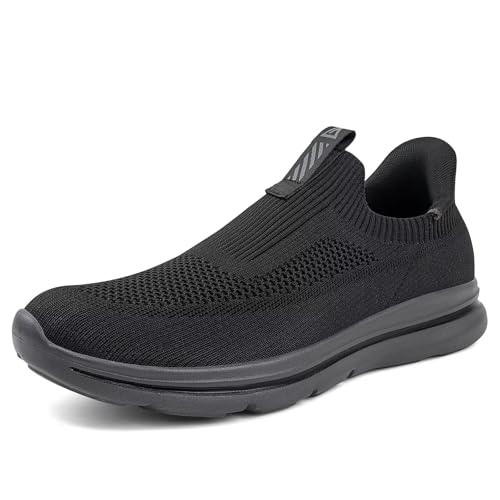 ODCKOI Herren Hands Free Slip On Sneakers Atmungsaktiv Leicht Turnschuhe rutschfest Slip In Walkingschuhe Bequeme Freizeitschuhe für Workout-HEISE-40 von ODCKOI