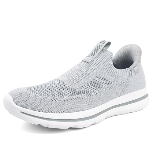 ODCKOI Herren Hands Free Slip On Sneakers Atmungsaktiv Leicht Turnschuhe rutschfest Slip In Walkingschuhe Bequeme Freizeitschuhe für Workout-QIANHUI-45 von ODCKOI