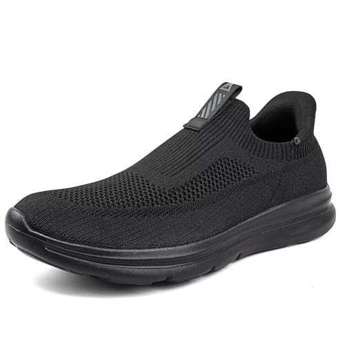 ODCKOI Herren Hands Free Slip On Sneakers Atmungsaktiv Leicht Turnschuhe rutschfest Slip In Walkingschuhe Bequeme Freizeitschuhe für Workout-QUANHEI-43 von ODCKOI