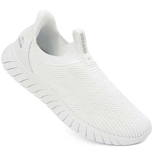 ODCKOI Herren Hands Free Slip In Sneakers Atmungsaktiv Slip On Turnschuhe Bequme Leichte Ohne Schnürsenkel Sportschuhe Schlupfschuhe Walkingschuhe für Männer Freizeitschuhe-QUANBAI-41 von ODCKOI