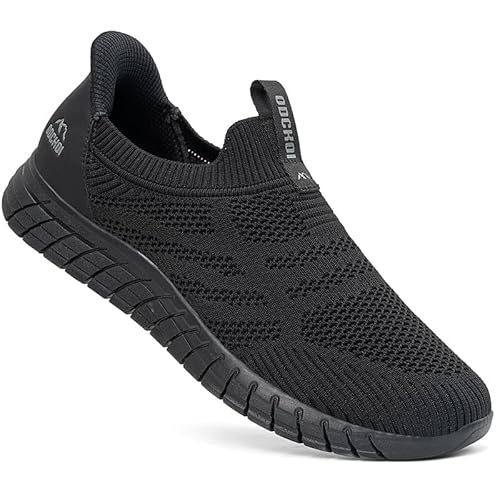 ODCKOI Herren Hands Free Slip In Sneakers Atmungsaktiv Slip On Turnschuhe Bequme Leichte Ohne Schnürsenkel Sportschuhe Schlupfschuhe Walkingschuhe für Männer Freizeitschuhe-QUANHEI-45-XIN von ODCKOI