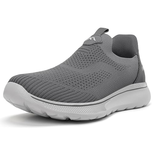 ODCKOI Sneaker Herren Ohne Schnuersenkel Slip-on Schuhe Mesh Atmungsaktiv Leicht Laufschuhe Sportschuhe Bequem Turnschuhe Leichtgewichts Outdoor Joggingschuhe dunkelgrau 46 ODCKOI Sneaker Herren Ohne Schnuersenkel Slip-on Schuhe Mesh Atmungsaktiv Leicht Laufschuhe Sportschuhe Bequem Turnschuhe Leichtgewichts Outdoor Joggingschuhe dunkelgrau 46 von ODCKOI